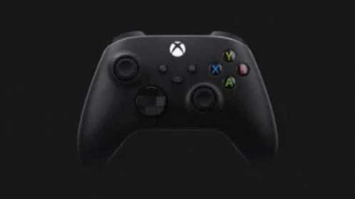 A Close Up Of An Xbox Controller With A White X On Top GIF