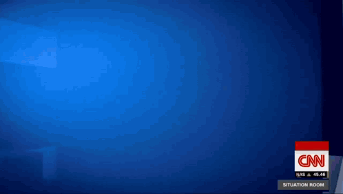 A Cnn Screen Shows A Red And Blue Background GIF
