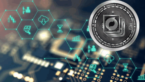 A Coin That Says ' O'nooks ' On It GIF