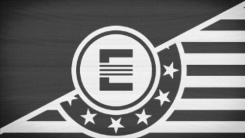 A Coin With The Letter E In The Center GIF