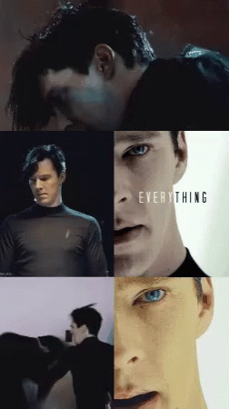 A Collage Of Images Of A Man With The Word Everything On The Bottom Left GIF