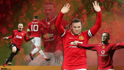 A Collage Of Soccer Players With One Wearing A Number 10 Jersey GIF