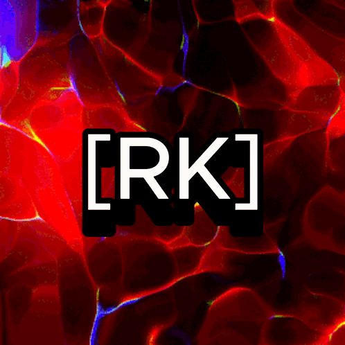 A Colorful Background With The Word Rk On It GIF