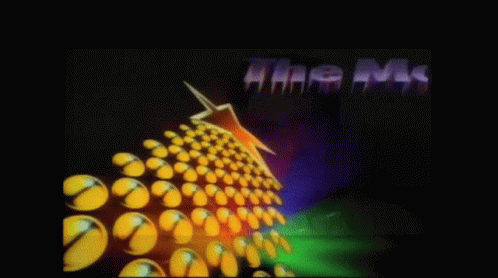 A Colorful Background With The Words " The Ms " GIF