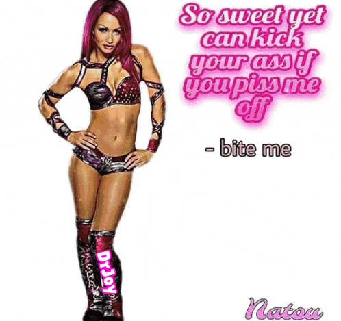 A Colorful Drawing Of A Woman With The Words So Sweet Yet Can Kick Your Ass If You Piss Me Off GIF