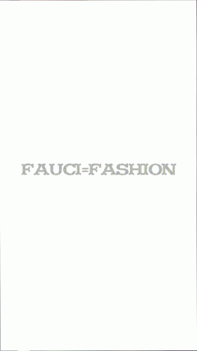 A Colorful Poster With The Words Fouci Fashion GIF
