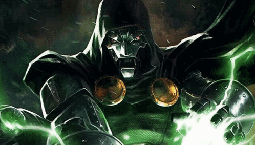 A Comic Book Character With A Green Lightning Bolt Coming Out Of His Hands . GIF