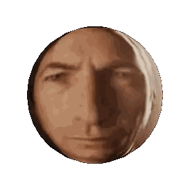 a computer generated image of a brown sphere with a shadow on a white background