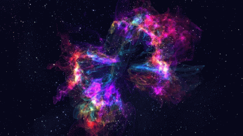 A Computer Generated Image Of A Galaxy In Space GIF