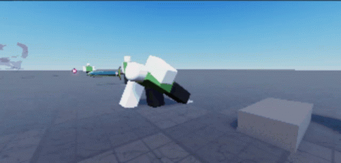 a computer generated image of a person holding a gun in a game
