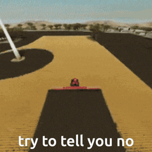 A Computer Generated Image With The Words Try To Tell You No On The Bottom GIF