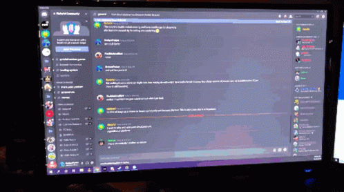 A Computer Monitor Displaying A Referral Community GIF