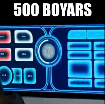 Computer Monitor With 500 Boyars GIF