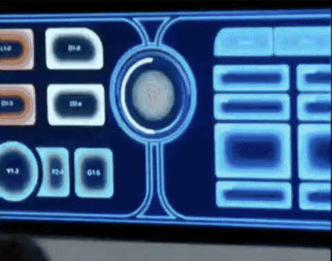 A Computer Screen Displays Various Numbers And Letters Including One That Says G14 GIF