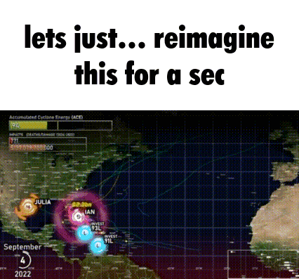 A Computer Screen Shows A Map Of The World And Says Lets Just Reimagine This For A Sec . GIF