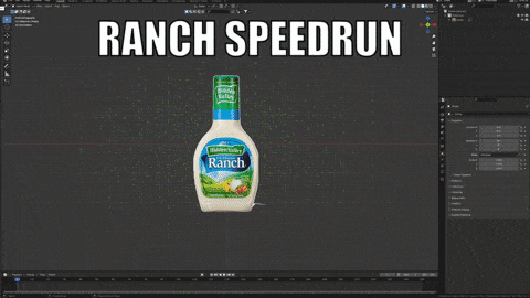 a computer screen with the words ranch speedrun written on it