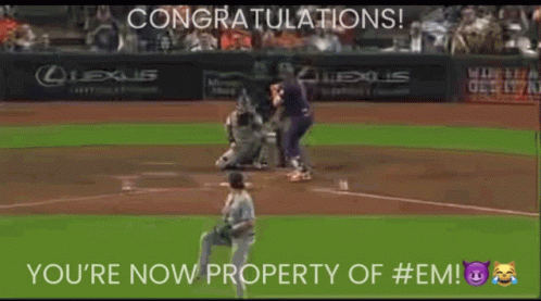 A Congratulations Message Is Displayed On A Basketball Game GIF
