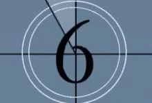 Countdown Clock Showing 4 GIF