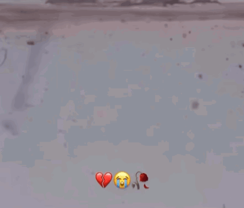A Couple Of Ants Shaking Hands With A Broken Heart Behind Them GIF