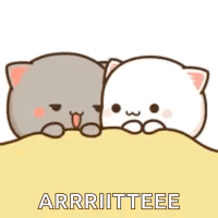 A Couple Of Cats Are Laying Next To Each Other On A Blanket . GIF