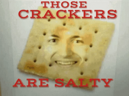 A Cracker With Human Face GIF