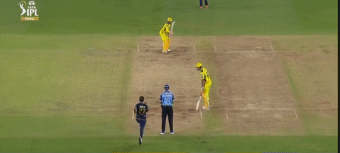 Cricket Field With Advertisements GIF