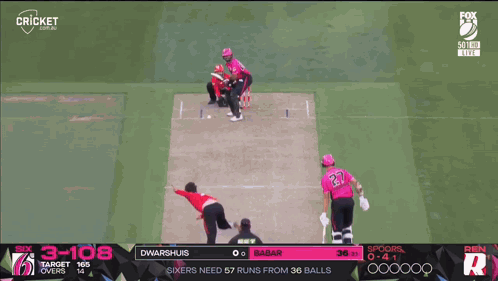 A Cricket Game Is Being Played And The Score Is 0-38 GIF