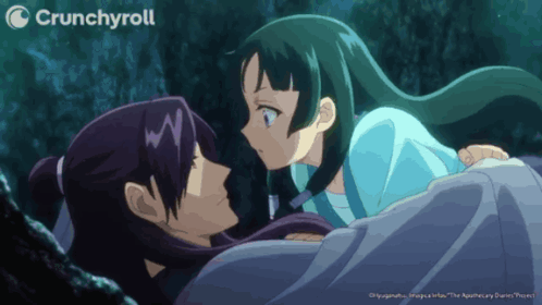 Crunchyroll Ad With Anime Characters GIF