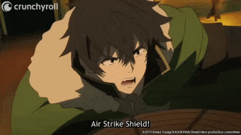 A Crunchyroll Advertisement Shows A Cartoon Character GIF