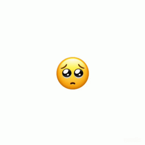 A Crying Emoji With Tears Coming Out Of Its Eyes On A White Background . GIF