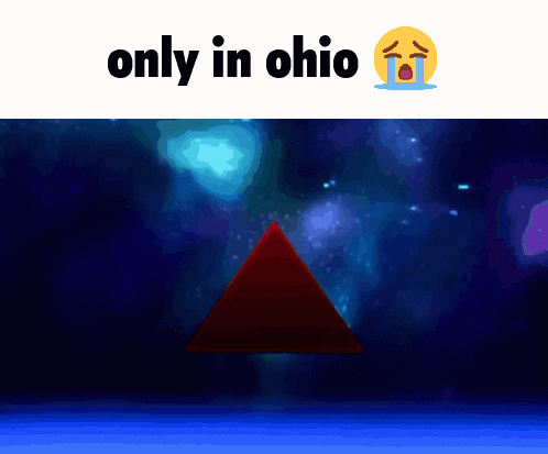 A Crying Emoji With The Words Only In Ohio GIF