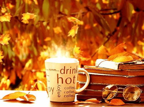 A Cup Of Hot Coffee With The Words Drink Hot Written On It GIF