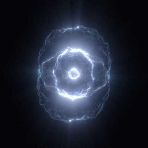 A Dark Background With A Circle Of Light In The Center GIF