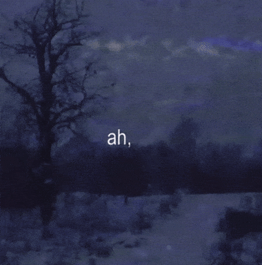 Dark Blue Background Uh Ah GIF