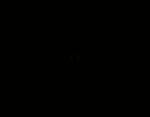a dark room with a door that has a lion handle on it