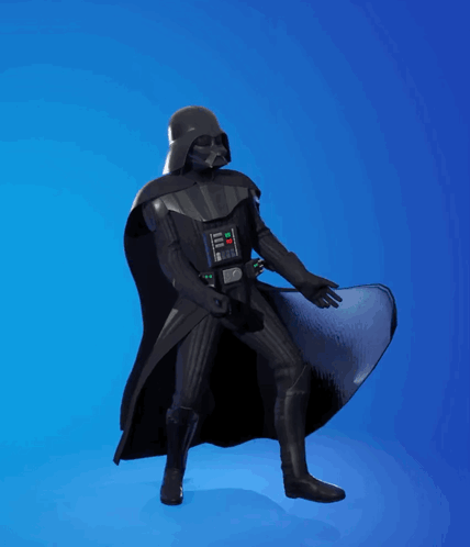 Darth Vader Action Figure Floating GIF