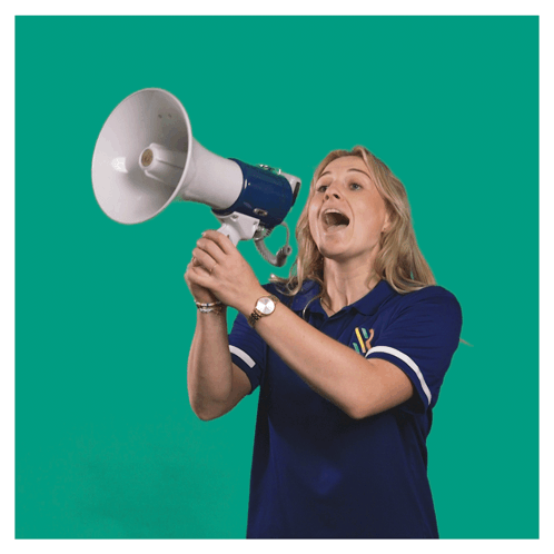 A Day Communicate With Megaphone GIF