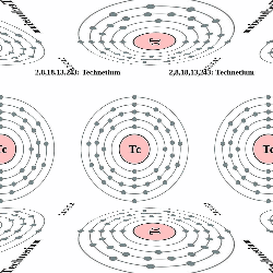 A Diagram Of The Atomic Structure Of Technetium Showing The Number Of Electrons GIF
