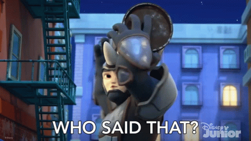 A Disney Junior Advertisement With A Cartoon Character GIF