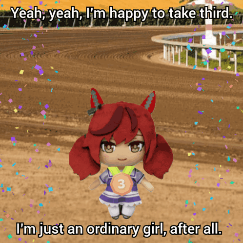 A Doll With The Number 3 On Her Shirt GIF