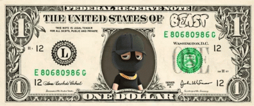 A Dollar Bill From The United States Of America GIF