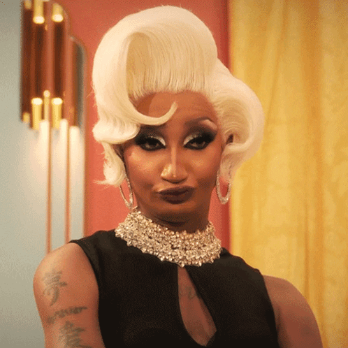 Drag Queen Tattooed Dream On Arm GIF