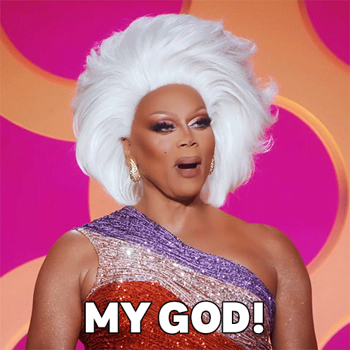 Drag Queen Saying My God GIF