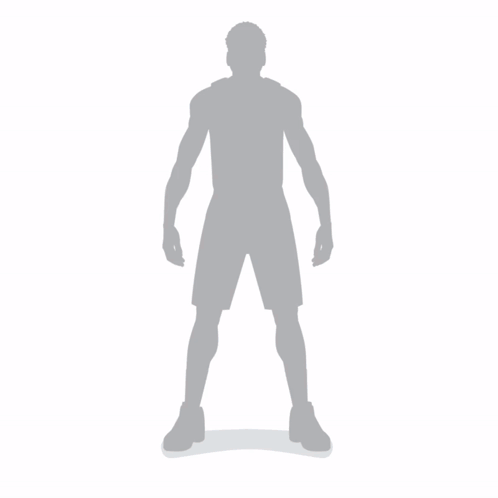 A Drawing Of A Basketball Player With The Number 0 GIF