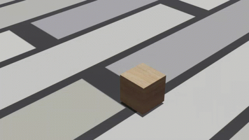 A Drawing Of A Brick Wall With Gray And Black Stripes On It GIF