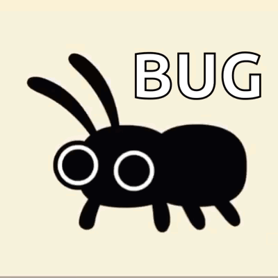 A Drawing Of A Bug With The Word Bug Under It GIF