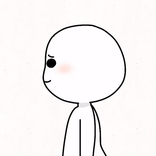A Drawing Of A Cartoon Character With A Sad Look On His Face . GIF
