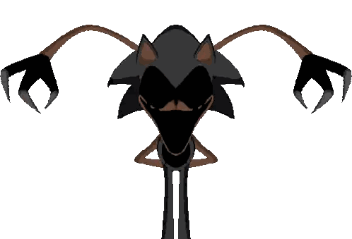 a drawing of a cartoon character with claws on his hands