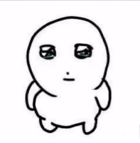 A Drawing Of A Cartoon Character With Tears Coming Out Of His Eyes . GIF