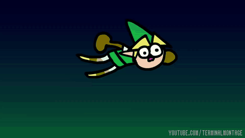 a drawing of a cartoon character with the website youtube.com/terminalmontage written below it